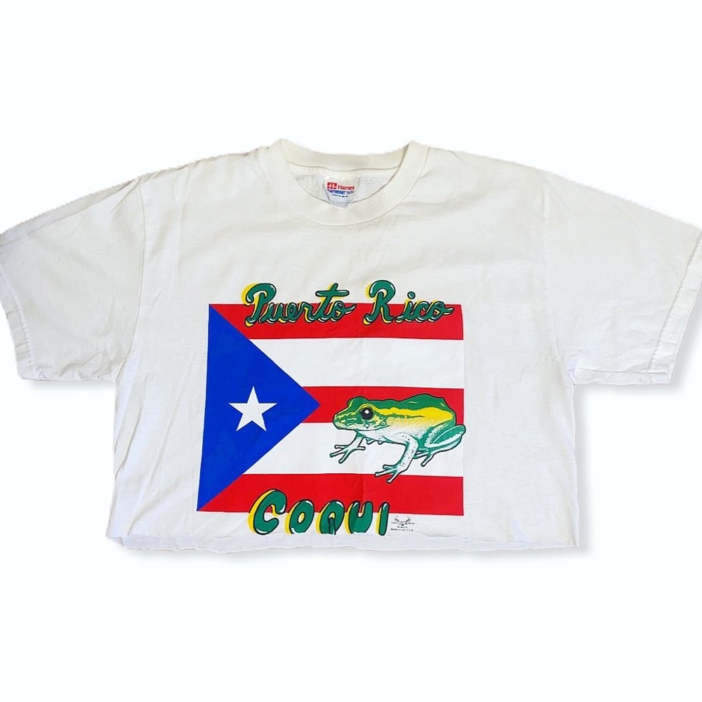 Vintage Cropped Puerto Rico Tee